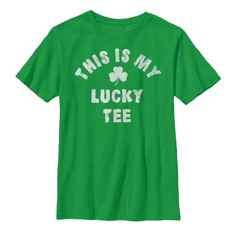 Boy's Lost Gods St. Patrick's Day Lucky Tee T-Shirt, 1 of 4