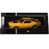 1970 Ford Mustang Boss 429 Bright Yellow with Black Hood Scoop 1/43 Diecast Model Car by IXO Models - 4 of 4