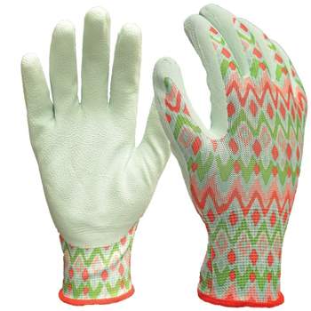 digz Comfort Grip Adjustable Wrist Garden Gloves Size L 79877 for