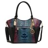 MKF Collection Janise Tote Bag with Croc Embossed Ombre Design and Gold Tone Hardware by Mia K - 2 of 4