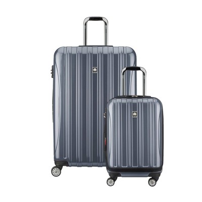 delsey silver luggage