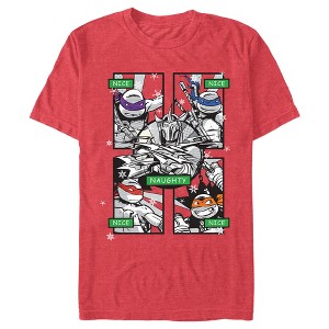 Men's Teenage Mutant Ninja Turtles Comic Book Portraits T-Shirt - 1 of 4