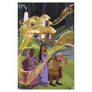 Trends International Disney Wish - Collage Poster 1 (Family) Framed Wall Poster Prints - 1 of 4