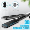 Hair Straightener, 2.16" Extra-Large Floating Titanium Flat Iron - 3 of 4