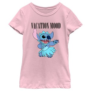 Girl's Lilo & Stitch Vacation Mood T-Shirt - 1 of 4