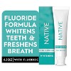 Native Premium Whitening Wild Mint & Peppermint Oil Fluoride Toothpaste - 4.1 oz - 3 of 4