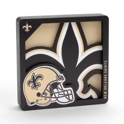 NFL New Orleans Saints 3D Logo Series Magnet