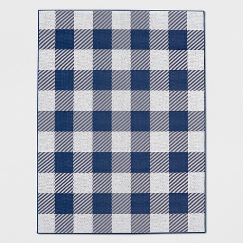 Buffalo Plaid Doormat Layering Rug, Accent Rugs