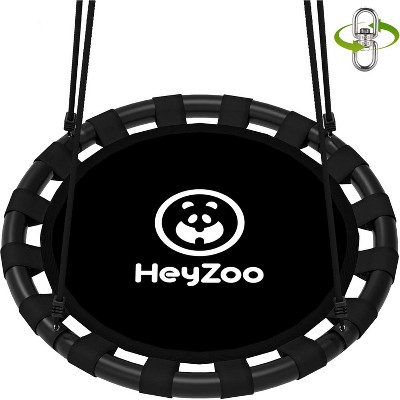 Hotraffy Saucer Swing, 40 Inch Swing Sets for Backyard and Outdoor Playground, 900lbs Weight Capacity, with 360 Degree Swivel, Gifts for Kids