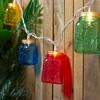 Northlight Mini Mason Jar Patio Light Set - Multi-Color - 7.5' White Wire - 10ct - 4 of 4