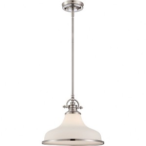 Quoizel Lighting Grant 1 - Light Pendant in  Brushed Nickel - 1 of 4