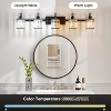Bathroom Vanity Light Fixtures Modern Crystal Vanity Light Fixtures Over Mirror，Modern Crystal Wall Lighting with Square Shade - 3 of 4