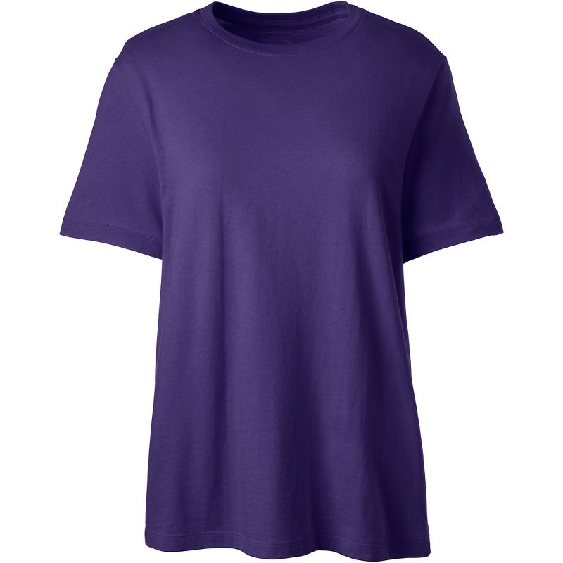 Lands' End School Uniform Women's Short Sleeve Feminine Fit Essential T-shirt, 1 of 3
