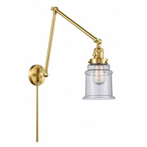 Canton - 1 Light Double Extension Swing Arm Wall Sconce In Industrial Style-30 Inches Tall and 6 Inches Wide - 1 of 1