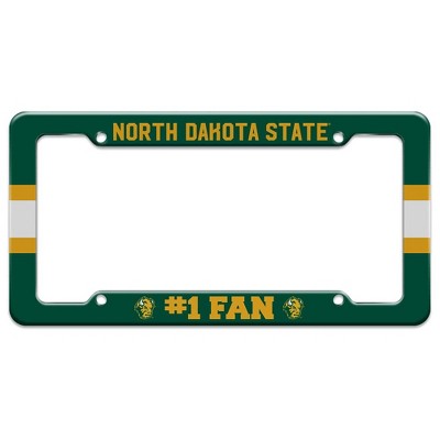 North Dakota State University #1 Fan License Plate Clear Frame