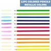 Brea Reese Neon Colored Pencils - 12pc, Bright Pigments, Bold Accents - 2 of 4