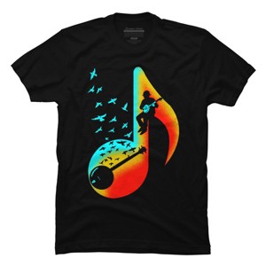 Men's Design By Humans Music Banjo Player By Barmalizer T-Shirt - 1 of 2