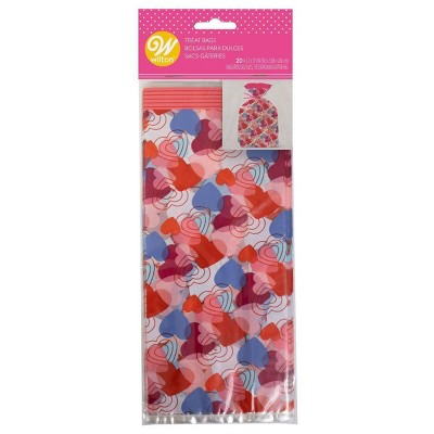 Wilton 20ct Love Plastic Treat Bags