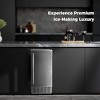R.W.FLAME Commercial Nugget Ice Maker, 66lbs/Day, Stainless Steel, Built-in/Freestanding, Self-Cleaning & 24H Timer, for Bar/Cafe/Business - 3 of 4