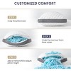 Yukimo Cooling Pillow Queen Size Set of 2, Cooling Gel Memory Foam Bed Pillow, Medium Firm Support, Washable Cooling Cover, CertiPUR-US Certified - 3 of 4