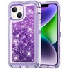 Entronix Case Compatible with iPhone 13 - Liquid Glitter Triple-Layer Heavy Duty Protection - 2 of 4