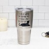 Drink Coffee Pet Cat 30 Oz. Stainless Steel Travel Tumbler with Clear Lid - 2 of 3
