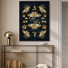 Art Remedy Gold Lux Scarf Elegant Butterfly Wall Art Framed - 2 of 4
