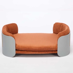 Scandinavian Style Elevated Cat Couch Bed with Washable Mattress, Indoor Pet Furniture for Medium Cats and Dogs -3irtyhousy - 1 of 4