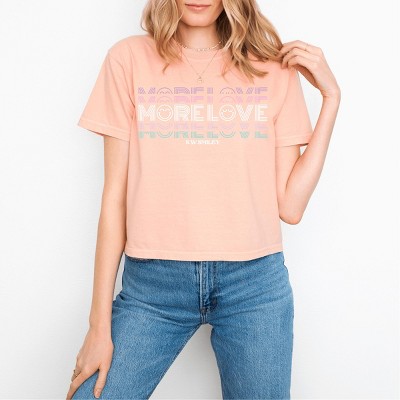 Simply Sage Market S.W.Smiley More Love Boxy Crop Top