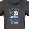 Women's - Peanuts - Peanuts Sleep Society Graphic T-shirt Dress - 2 of 4