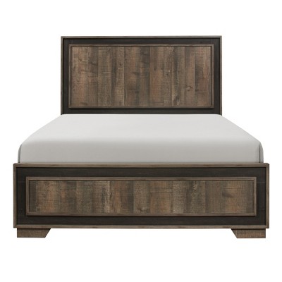 Queen Size Platform Bed with Headboard for Bedroom