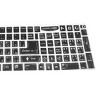 Unique Bargains PC Laptop Keyboard English Sticker Decal Decor Black White - 4 of 4