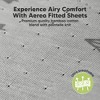 2pk Aereo Fitted Crib Sheets for Boys, Girls, 52x28 Standard Baby Crib Mattress Sheets, Bamboo Viscose Cotton - 2 of 4