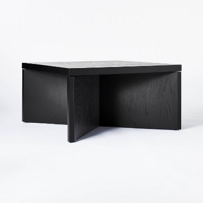 Actor Fraction gorgeous River Heights Square Wooden Coffee Table Black - Threshold™ Designed With  Studio Mcgee : Target