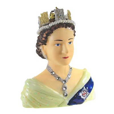 Cody Foster 4.0 Inch Coronation Queen Elizabeth Royal Icon England Windsor 1953 Tree Ornaments