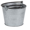 Cheung's Georgina Set of 3 Ridged Tapered Metal Buckets - 2 of 4