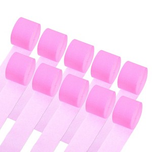 Unique Bargains Fine Texture Lightweight Soft to the Touch Not Easy to Fade Crepe Paper Streamers 10 Pcs - 1 of 4