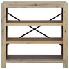 vidaXL Bookshelf Bookcase Display Shelf Rack for Living Room Solid Wood Acacia - 78.7" - 2 of 4