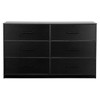 Akoasm 44.5 in. W 6-Drawer Dresser with Large Fabric Drawers For Living Room, Hallway & Entryway-Black - 4 of 4