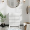 APRILSOUL  Bathroom Vanity, Mid-Century Bathroom Vanity with 2 Soft Closing Doors, Freestanding Bathroom with Wood Grain Laminate - 3 of 4