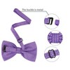 Allegra K Men's Halloween Polka Dots Pre-Tied Work Formal Party Tuxedo Bowknot Bow Ties - 3 of 4