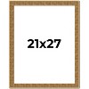 PosterPalooza | Sculpted Black Picture Frame - UV Acrylic, Foam Board Backing, Hanging Hardware - 2 of 4