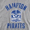 Hampton University Official Pirates Logo Adult Pull-Over Hoodie, Athletic Heather - image 2 of 4