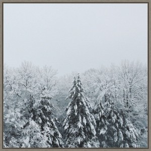 Amanti Art Snowshoe Hill Deep Crop by Sue Schlabach Framed Canvas Wall Art - 1 of 4
