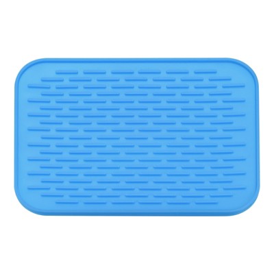 Unique Bargains Silicone Dish Drying Mat Under Sink Drain Pad Heat