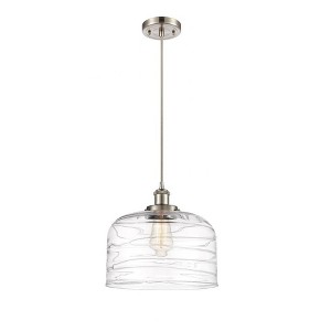 Bell - 1 Light Cord Hung Mini Pendant In Industrial Style-11.38 Inches Tall and 12 Inches Wide - 1 of 1
