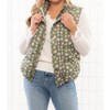 Women's Floral Puffer Vest - TCEC - 3 of 4