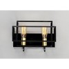 Maxim Lighting Liner 2 - Light Wall Light in  Black/Satin Brass - 3 of 4