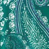 Collections Etc Multi Paisley Full Length Knit Skirt Flat Elasticized Waistband - 3 of 3