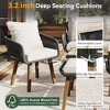 Whisen 6-Piece Deep Seat Patio Conversation Set, Outdoor Furniture with Acacia Wood Cool Bar Table with Ice Bucket - 4 of 4